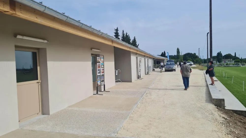 Inauguration des vestiaires de Seguret